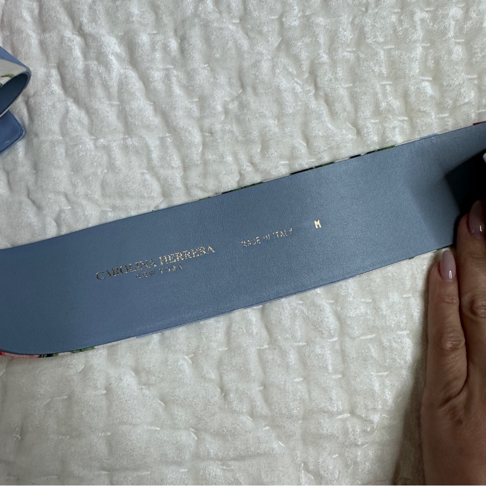 Carolina Herrera icon Floral Belt M - Picture 3 of 4